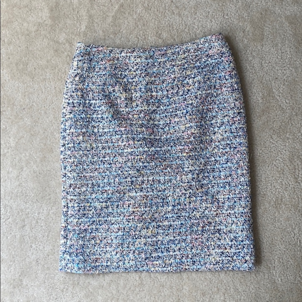 Tahari ASL Tweed Bouclé Pencil Skirt sz 4